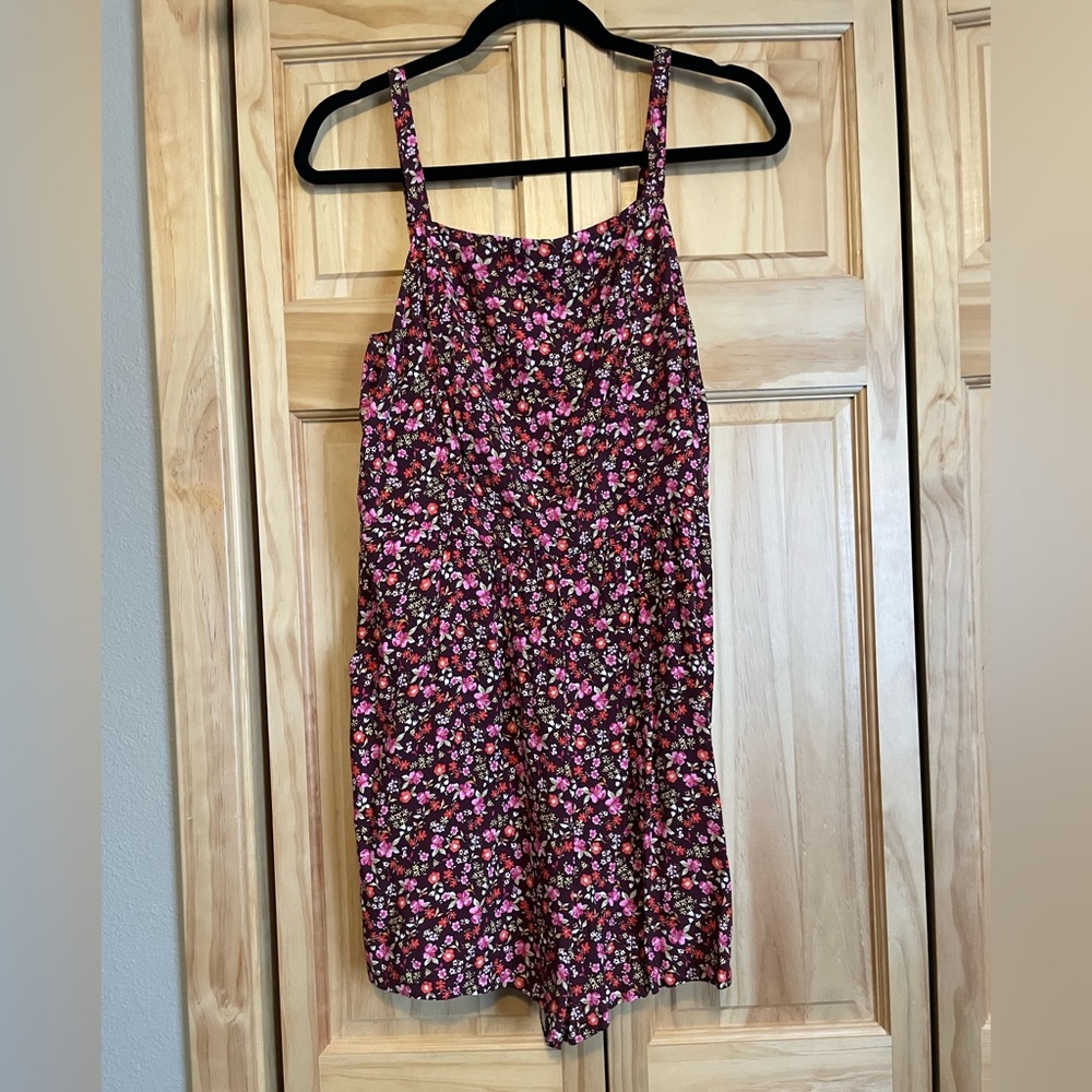 Brand new pink floral romper